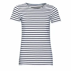 SOL'S 01399 - MILES WOMEN Tee Shirt Femme Col Rond Rayé