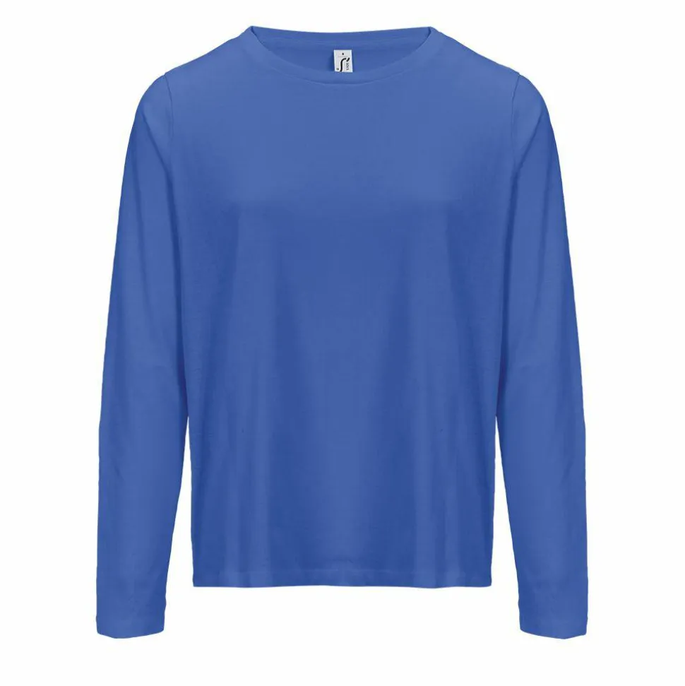 SOL'S 04443 - MONARCH WOMEN Tee Shirt Femme Col Rond Manches Longues
