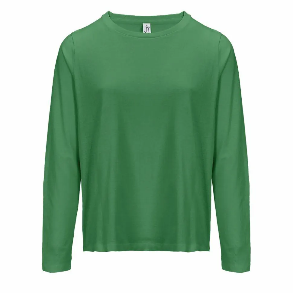SOL'S 04443 - MONARCH WOMEN Tee Shirt Femme Col Rond Manches Longues