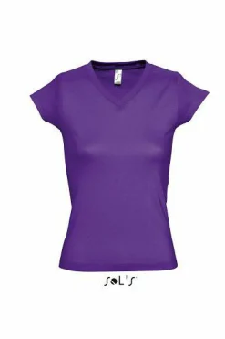 SOL'S 11388 - MOON Tee Shirt Femme Col “V”