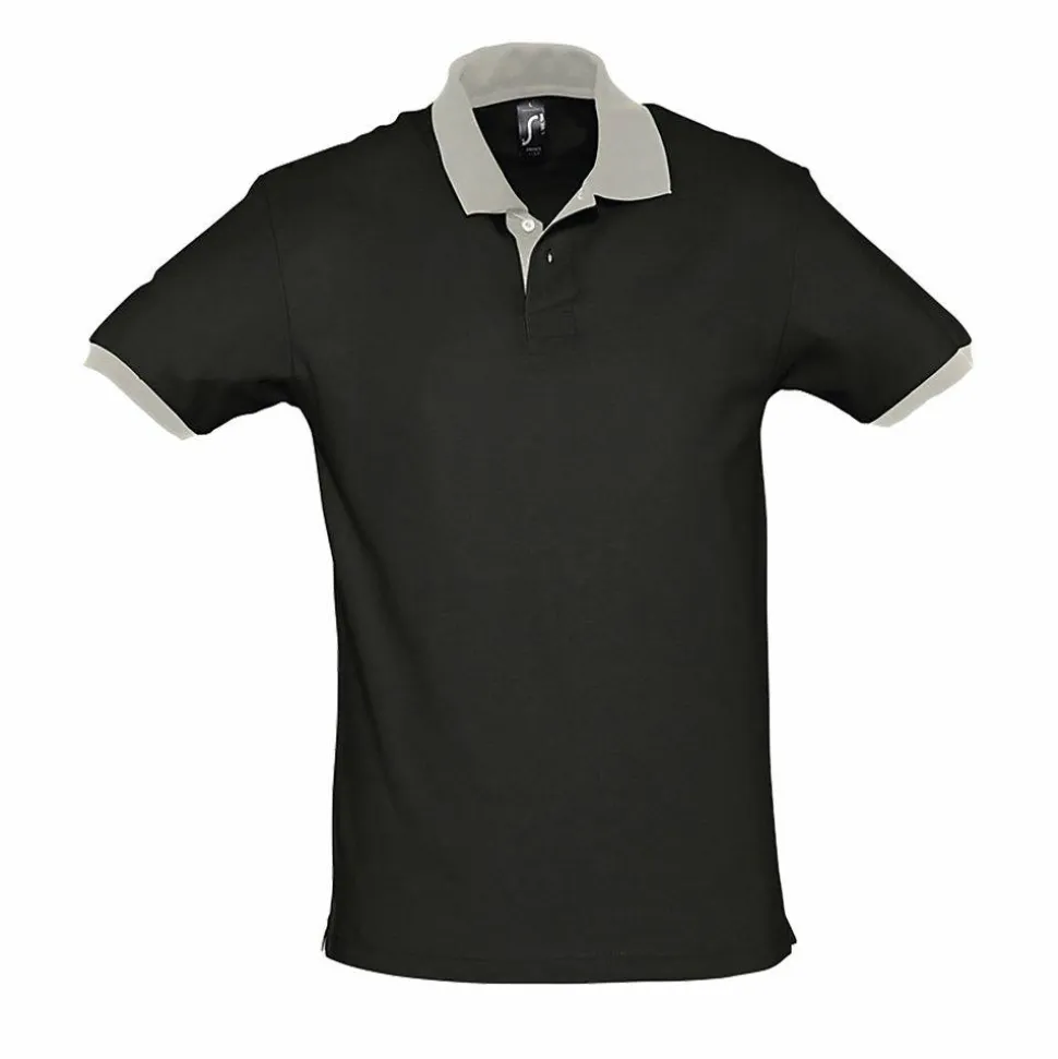 SOL'S 11369 - Polo Bicolore Unisexe Élégant et Confortable