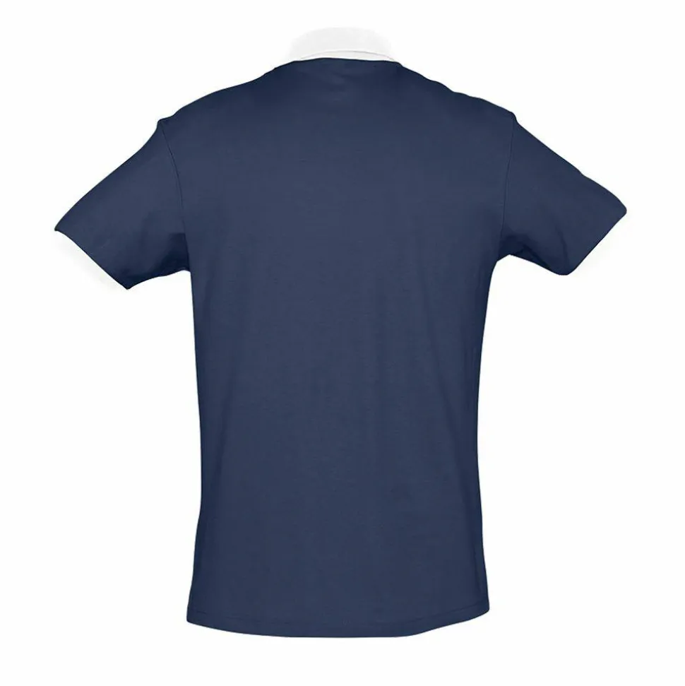 SOL'S 11369 - Polo Bicolore Unisexe Élégant et Confortable