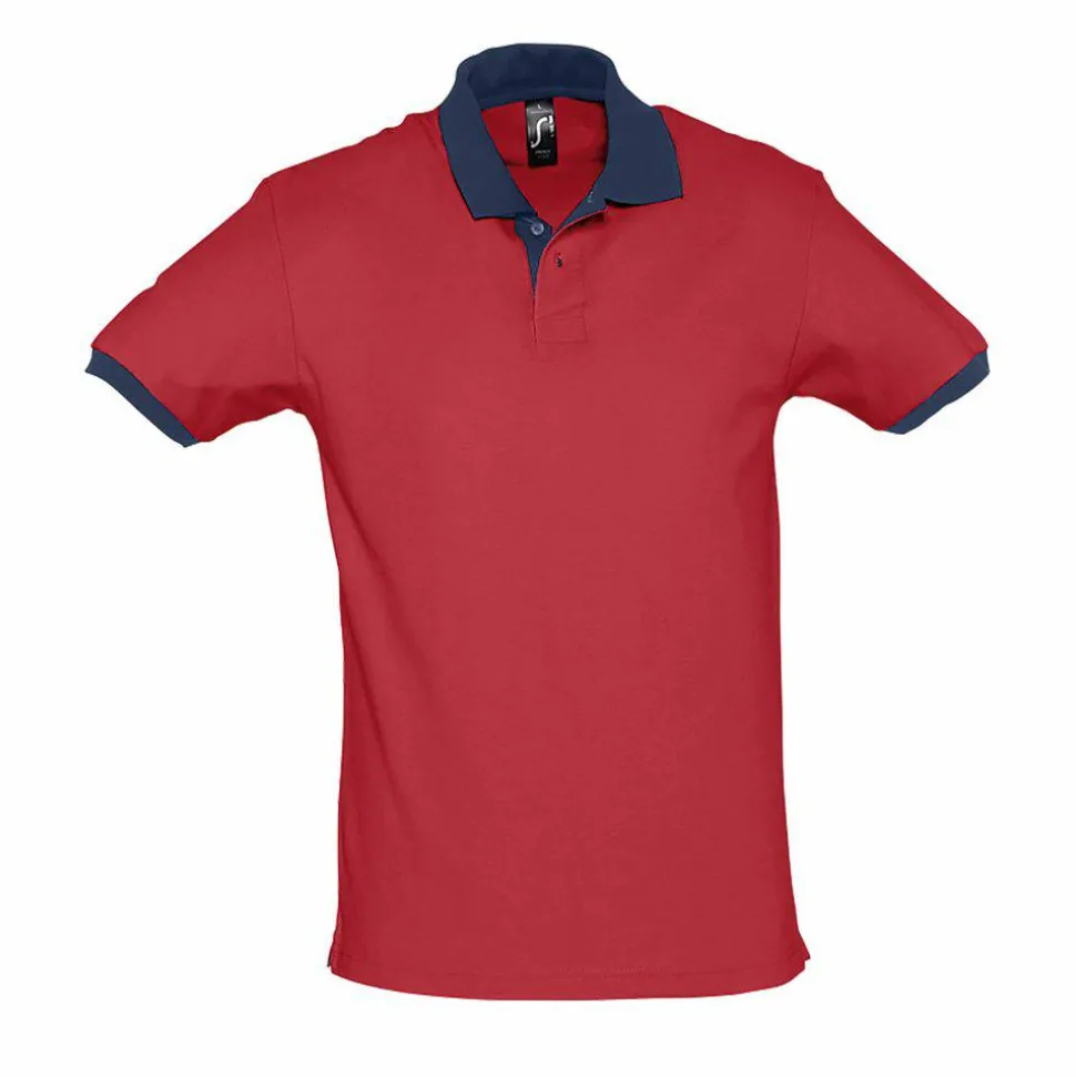 SOL'S 11369 - Polo Bicolore Unisexe Élégant et Confortable
