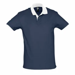SOL'S 11369 - Polo Bicolore Unisexe Élégant et Confortable
