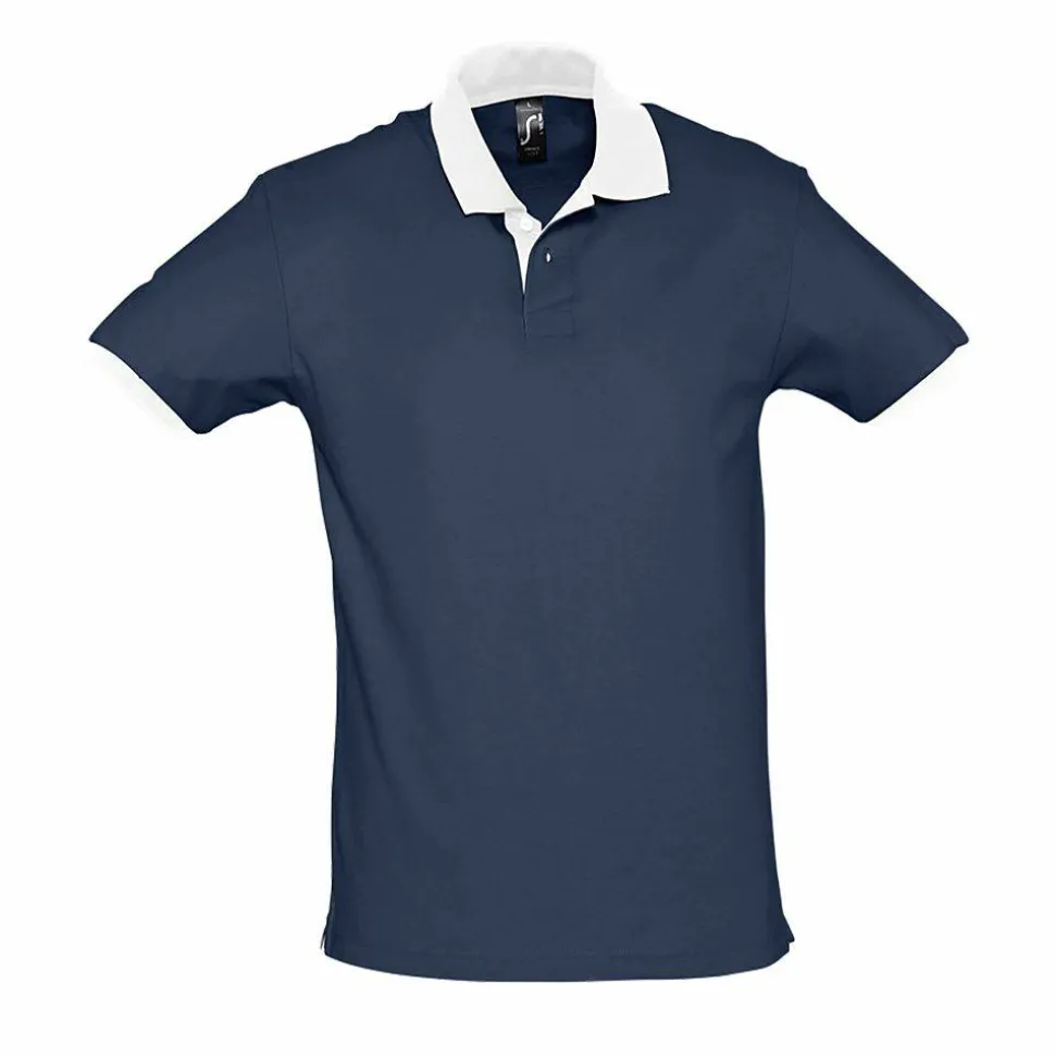 SOL'S 11369 - Polo Bicolore Unisexe Élégant et Confortable