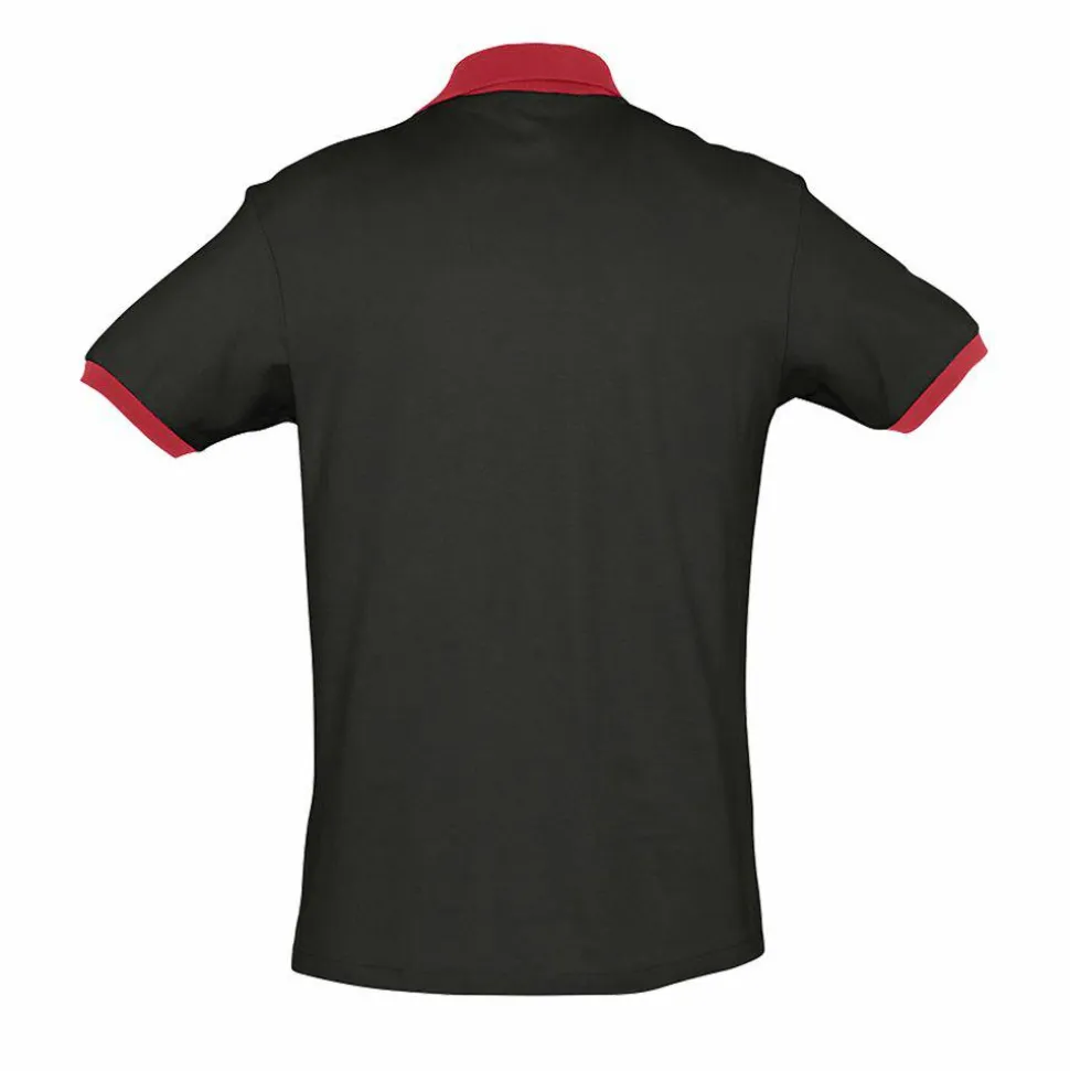 SOL'S 11369 - Polo Bicolore Unisexe Élégant et Confortable