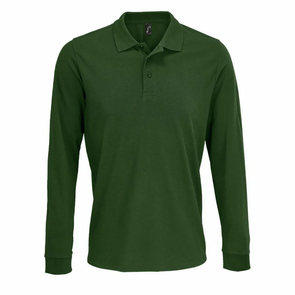 SOL'S 03983 - Prime Lsl Polo Unisexe Manche Longue Polycoton