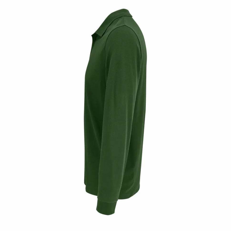 SOL'S 03983 - Prime Lsl Polo Unisexe Manche Longue Polycoton