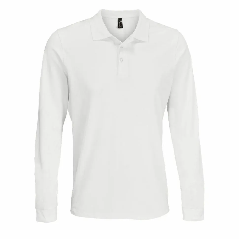 SOL'S 03983 - Prime Lsl Polo Unisexe Manche Longue Polycoton