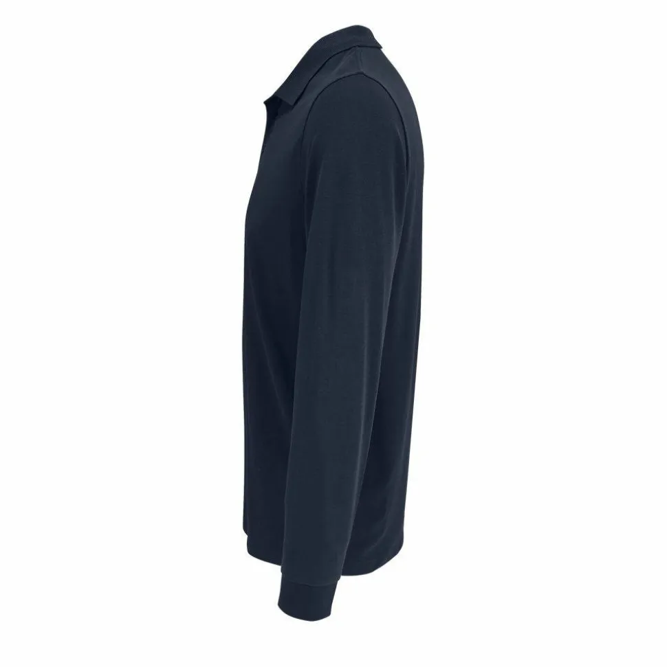 SOL'S 03983 - Prime Lsl Polo Unisexe Manche Longue Polycoton
