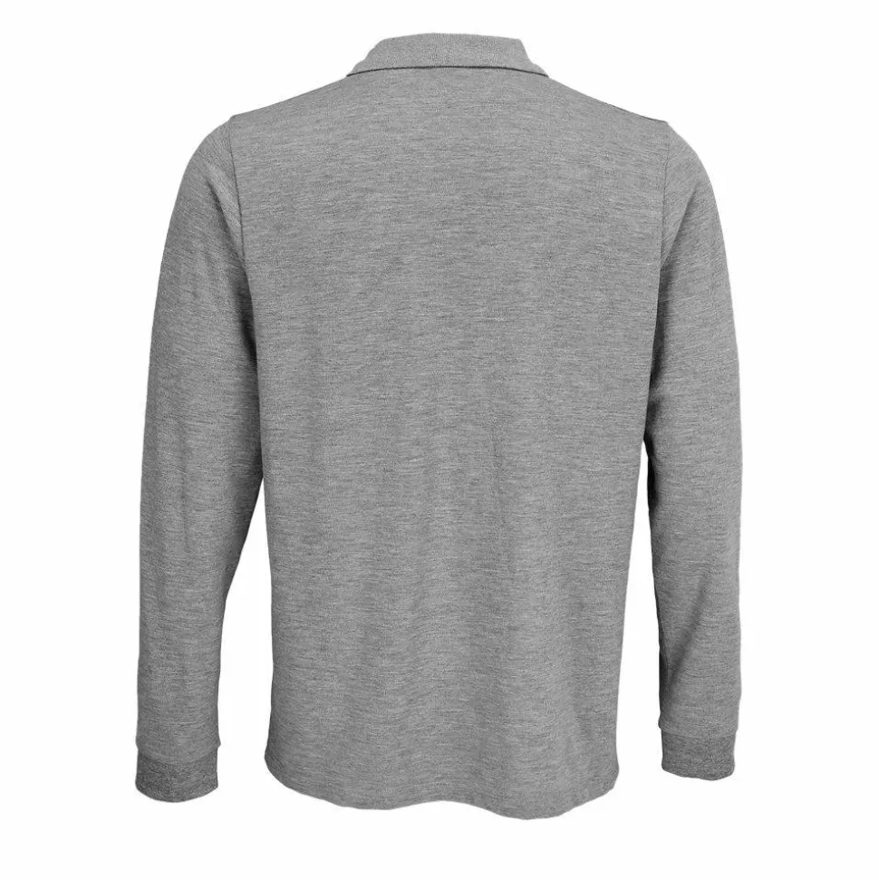 SOL'S 03983 - Prime Lsl Polo Unisexe Manche Longue Polycoton