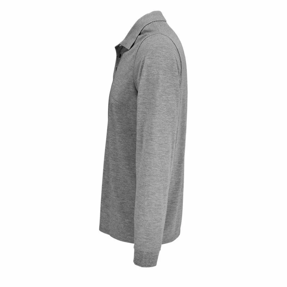 SOL'S 03983 - Prime Lsl Polo Unisexe Manche Longue Polycoton