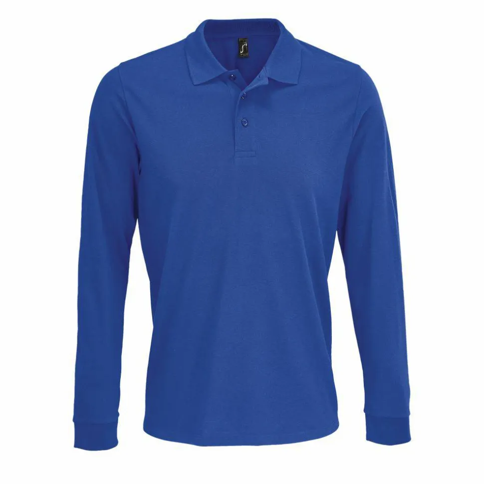 SOL'S 03983 - Prime Lsl Polo Unisexe Manche Longue Polycoton