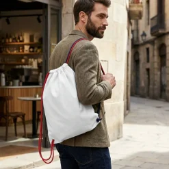 SOL'S 02930 - Sac à Dos en Coton avec Cordons Contrastés
