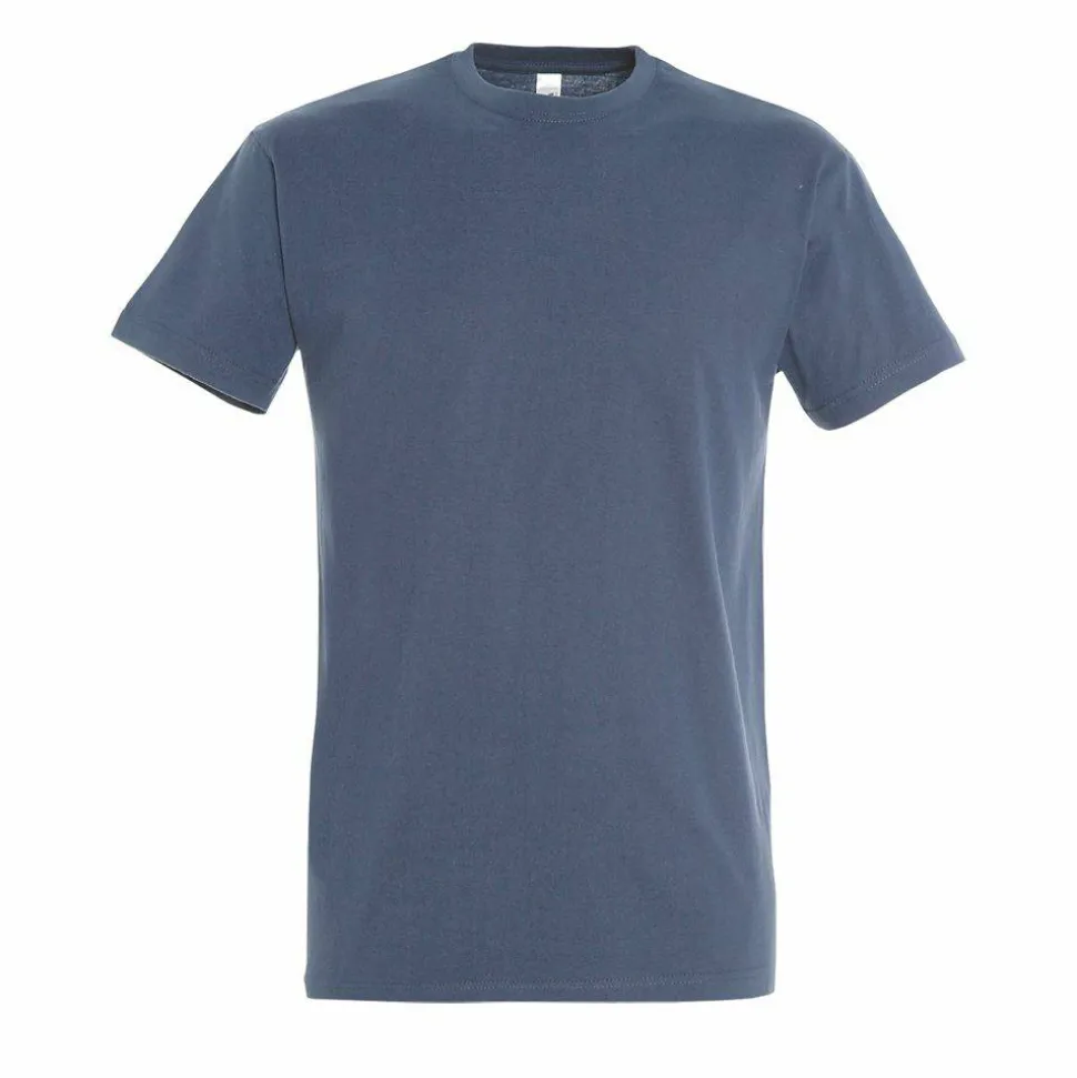SOL'S 11500 - T-shirt Col Rond Homme Impérial Confort - qualité supérieure - coton semi-peigné