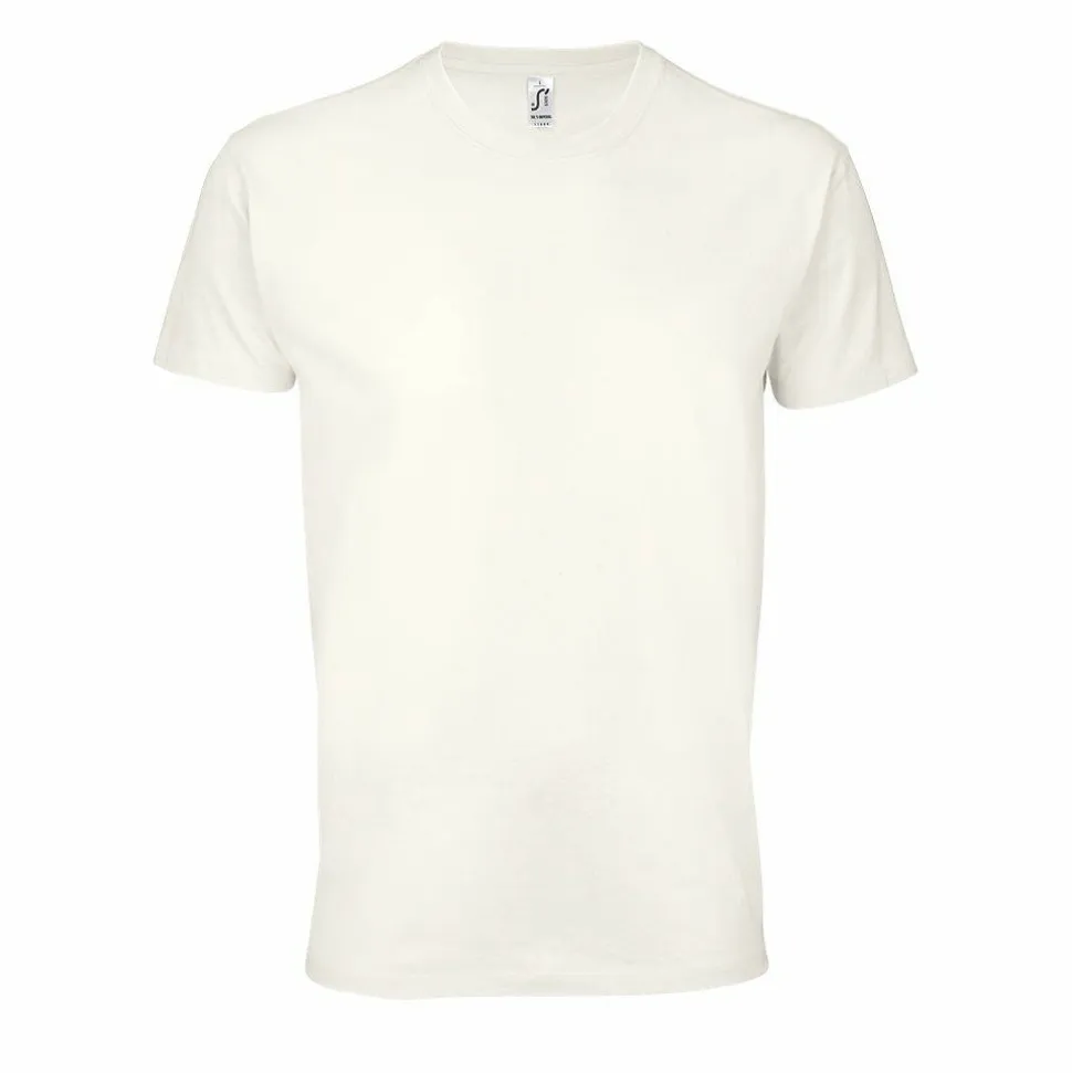 SOL'S 11500 - T-shirt Col Rond Homme Impérial Confort - qualité supérieure - coton semi-peigné