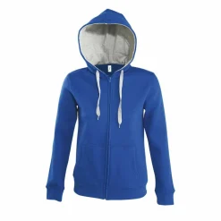 SOL'S 47100 - Veste Femme Bicolore avec Capuche Doublée Confort