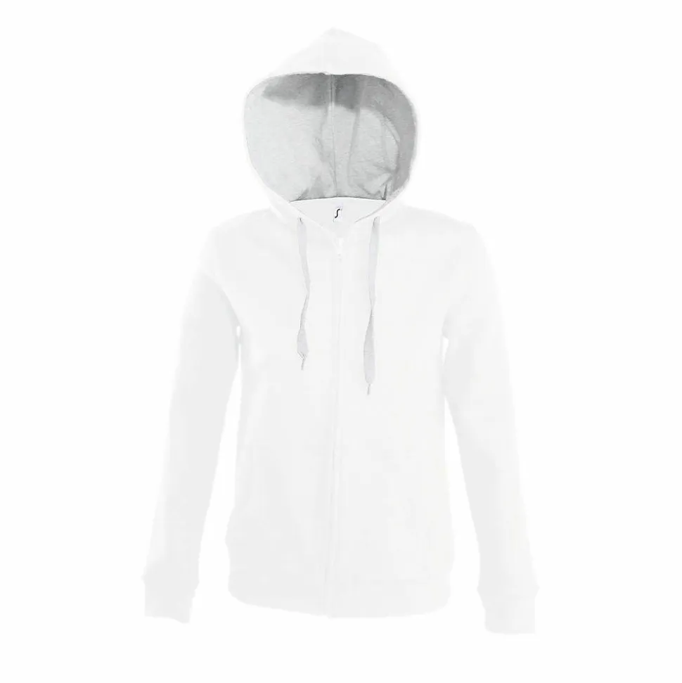 SOL'S 47100 - Veste Femme Bicolore avec Capuche Doublée Confort
