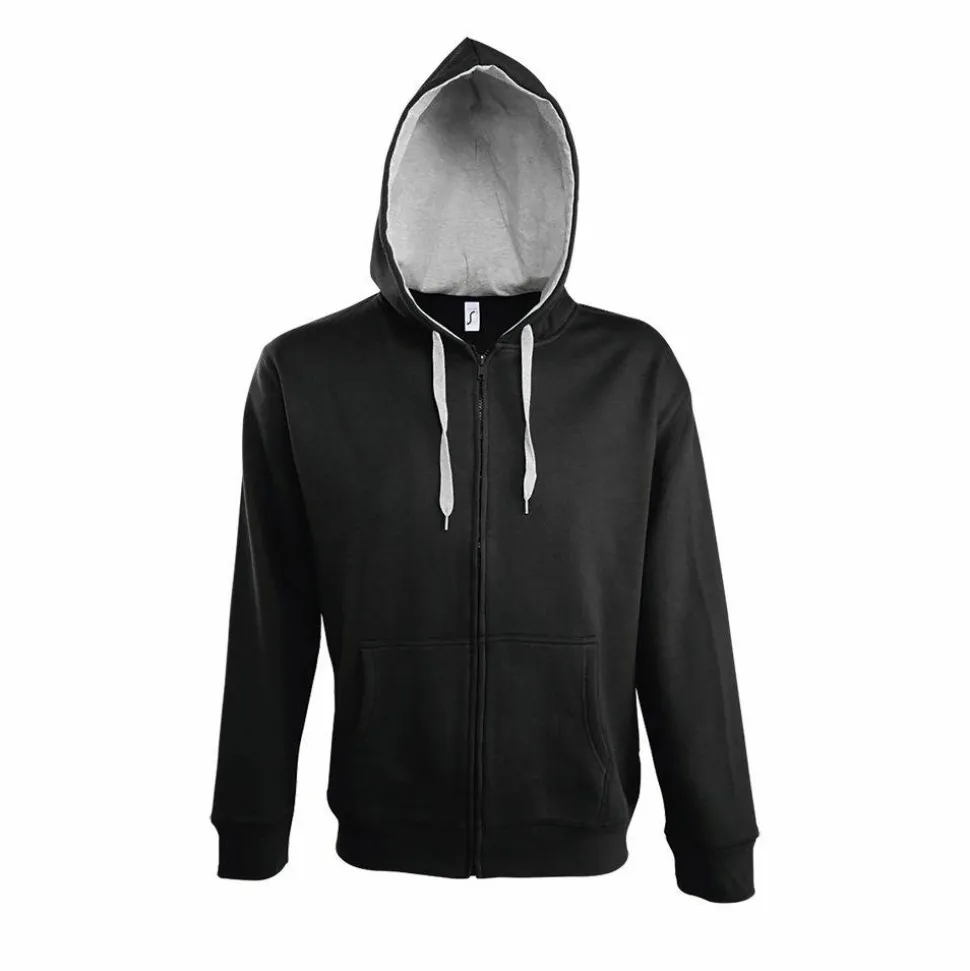 SOL'S 46900 - Veste Homme Contrastée à Capuche Doublée