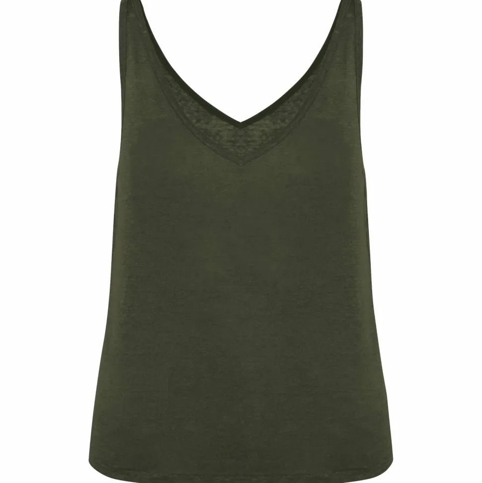 Spasso SP343 - Débardeur en lin femme