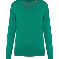 Spasso SP921 - Pull écoresponsable col V en lyocell femme