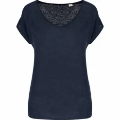 Spasso SP321 - T-shirt col V en lin femme