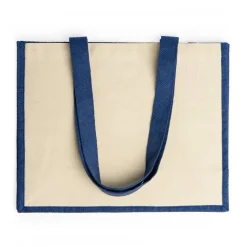 Stamina BO7110 - NANTES Sac en jute laminé avec une face en coton idéal pour le marquage et de longues poignées