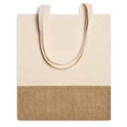 Stamina BO7556 - WAVE Sac shopping éco ligne coton 120 g / m2 et jute
