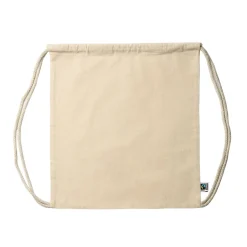 Stamina MO7085 - BARONE Sac avec cordons de serrage 100 % coton du commerce équitable