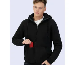STARWORLD SW240 - Sweat capuche zippé lourd