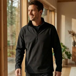 Starworld SW77N - Polaire Homme Col Zippé