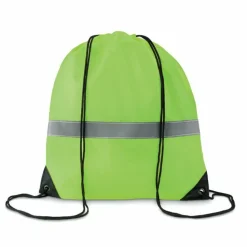 STRIPE Sac à cordons avec bandes réfl - GiftRetail MO8868