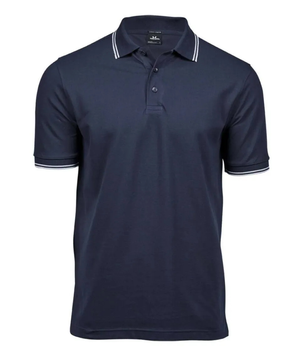 TEE JAYS TJ1407 - Polo homme col et manches contrastés