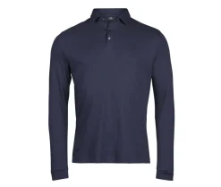 TEE JAYS TJ1442 - Polo manches longues en coton Pima