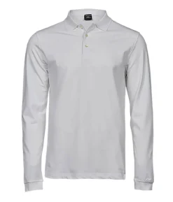 TEE JAYS TJ1406 - Polo stretch manches longues homme