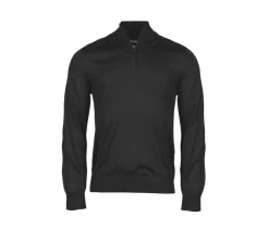 TEE JAYS TJ6010 - Pull Demi-Zip en Laine Mérinos Italienne