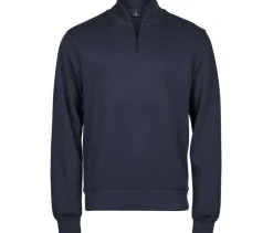 TEE JAYS TJ5506 - Pull Demi-Zip en Coton et Polyester Élastique