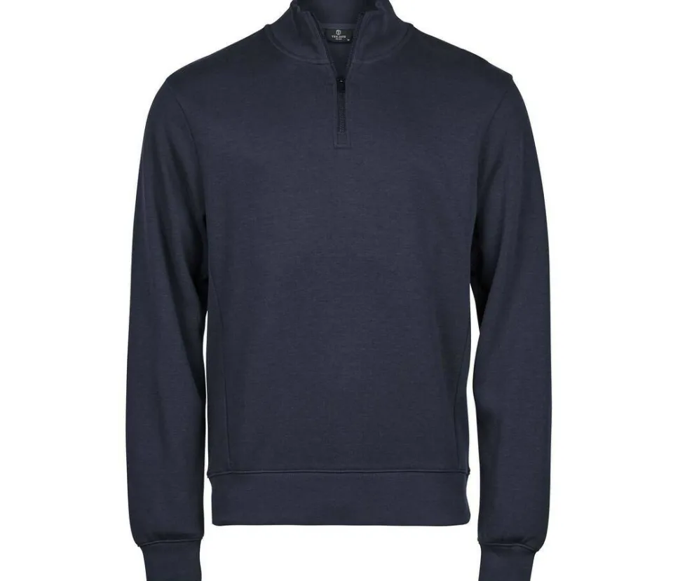 TEE JAYS TJ5506 - Pull Demi-Zip en Coton et Polyester Élastique