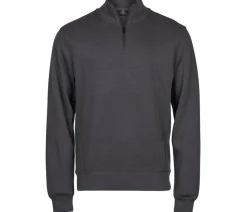 TEE JAYS TJ5506 - Pull Demi-Zip en Coton et Polyester Élastique