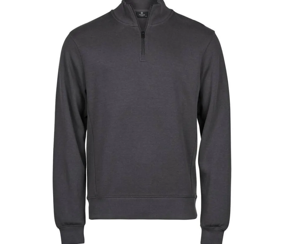 TEE JAYS TJ5506 - Pull Demi-Zip en Coton et Polyester Élastique