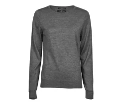 TEE JAYS TJ6006 - Pull Femme Col Rond en Laine Mérinos Italienne