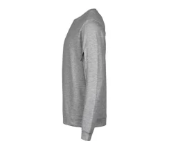 TEE JAYS TJ5700 - Sweat à Col Rond Sportif avec Poche Zippée