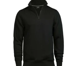 TEE JAYS TJ5438 - Sweatshirt Homme Demi-Zip Confortable et Élégant
