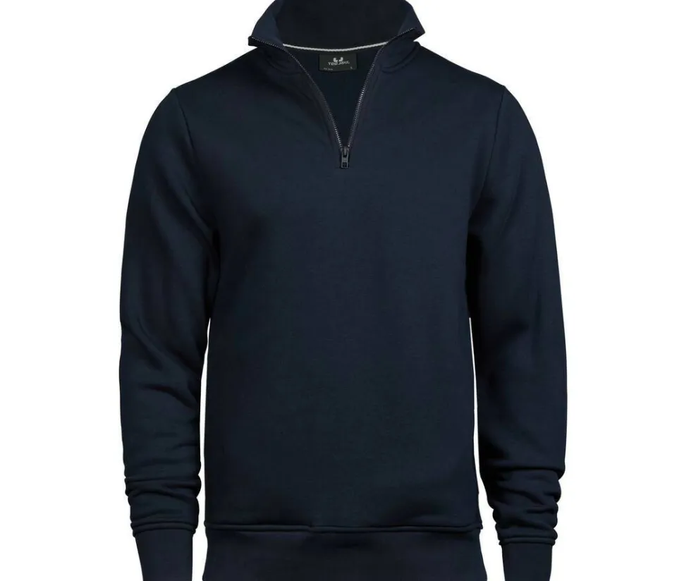 TEE JAYS TJ5438 - Sweatshirt Homme Demi-Zip Confortable et Élégant