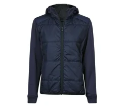TEE JAYS TJ9113 - Veste bi-matière à capuche femme