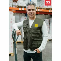 TH Clothes 30270 - Gilet (200 g/m²) en polyester et coton