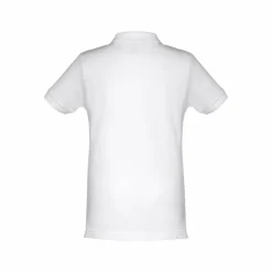 TH Clothes 30172 - Polo à manches courtes pour enfants (unisexe). Couleur blanche