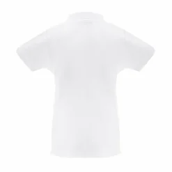 TH Clothes 30261 - Polo à manches courtes pour femmes en coton cardé
