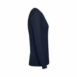 TH Clothes 30150 - Pull à col V pour femmes en coton et polyamide