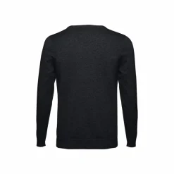TH Clothes 30149 - Pull col V pour homme en coton et polyamide